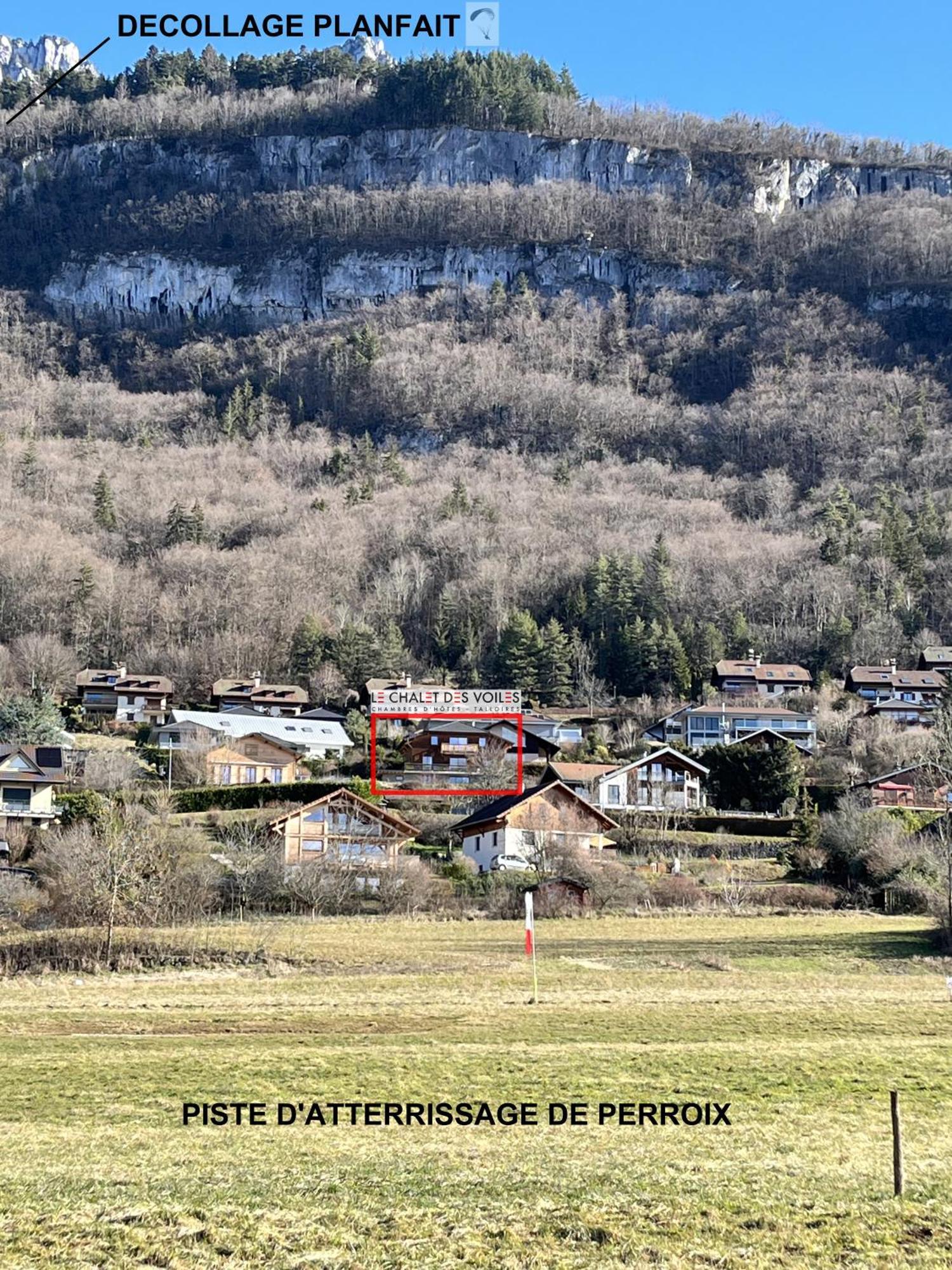 Le Chalet Des Voiles Panzió Talloires Kültér fotó